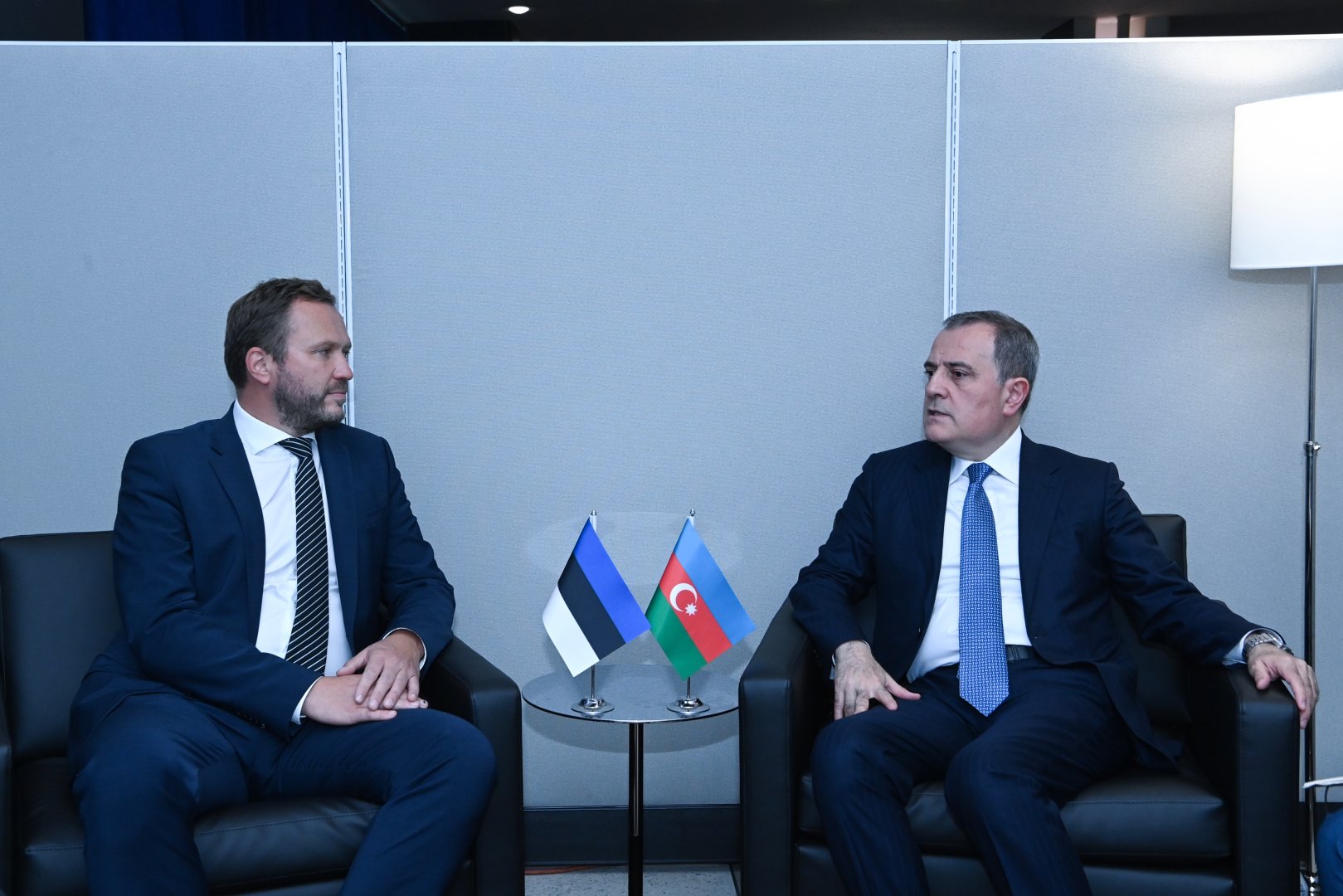Ceyhun Bayramov Estoniyanın xarici işlər naziri ilə görüşüb (FOTO)