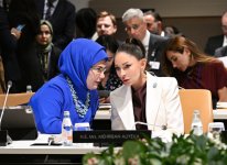 Birinci xanım Mehriban Əliyeva BMT Baş Assambleyası çərçivəsində xüsusi sessiyada iştirak edib (FOTO)