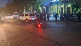 Bərdədə yol qəzasında kuryer xəsarət alıb (FOTO) (YENİLƏNİB)