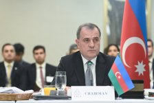 Ceyhun Bayramovun sədrliyi ilə AQEM Xarici İşlər Nazirləri Şurasının qeyri-rəsmi iclası keçirilib (FOTO)