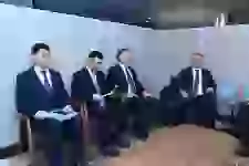 Ceyhun Bayramov qazaxıstanlı həmkarı ilə görüşüb (FOTO)