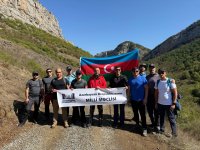 Milli Məclisin deputatları və əməkdaşları işğaldan azad edilmiş ərazilərə yürüş ediblər (FOTO)