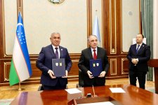 Azərbaycanla Özbəkistan arasında "Əməkdaşlıq Proqramı” imzalanıb (FOTO)