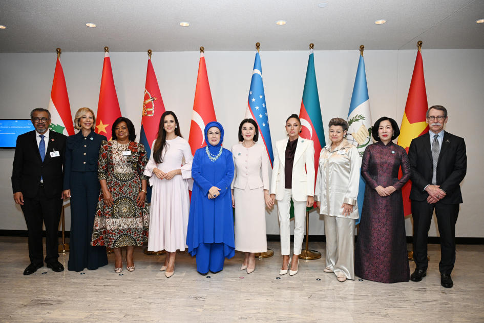 Birinci xanım Mehriban Əliyeva BMT Baş Assambleyası çərçivəsində xüsusi sessiyada iştirak edib (FOTO)