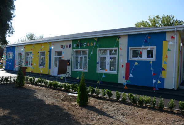 Tərtərdə Heydər Əliyev Fondunun təşəbbüsü ilə təmir olunan uşaq bağçası istifadəyə verilib (FOTO)