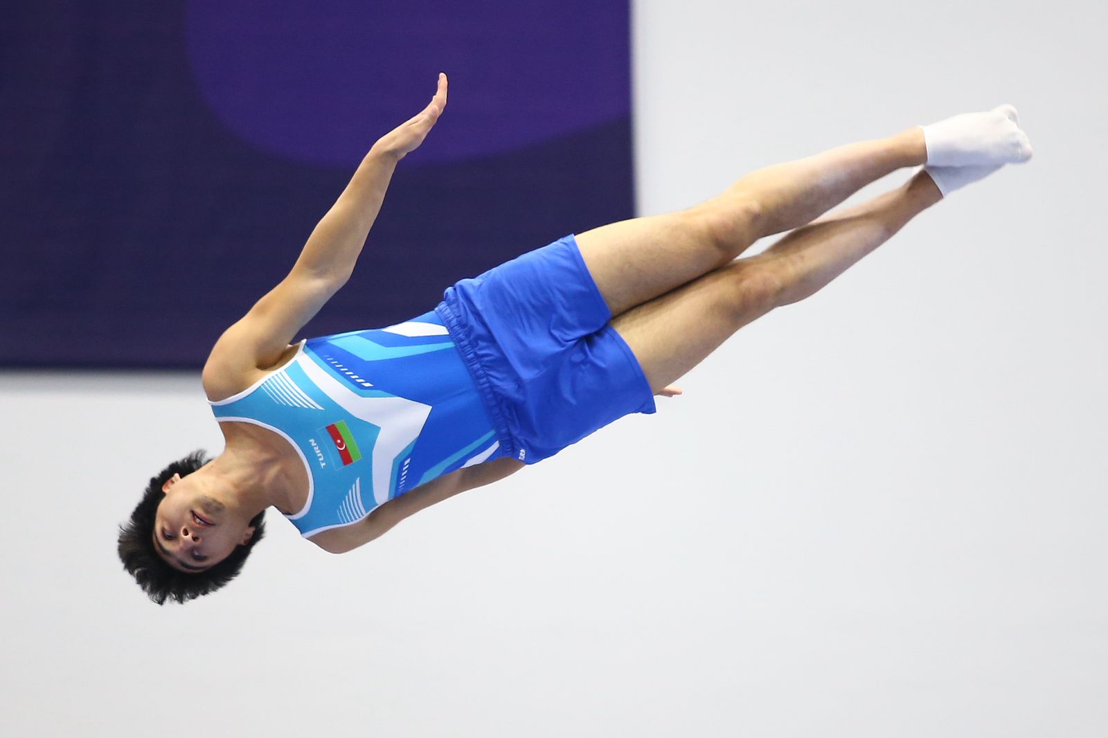 Şəkidə batut gimnastikası üzrə ölkə birinciliyi keçirilib (FOTO)