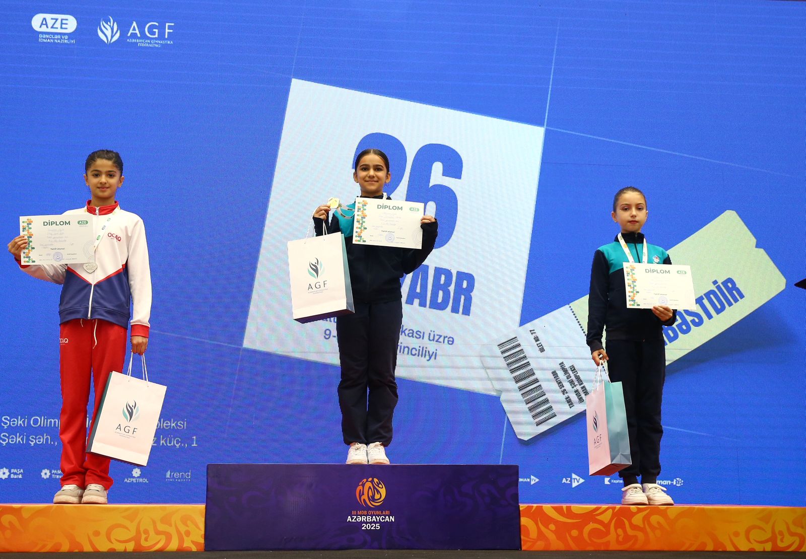 Şəkidə batut gimnastikası üzrə ölkə birinciliyi keçirilib (FOTO)
