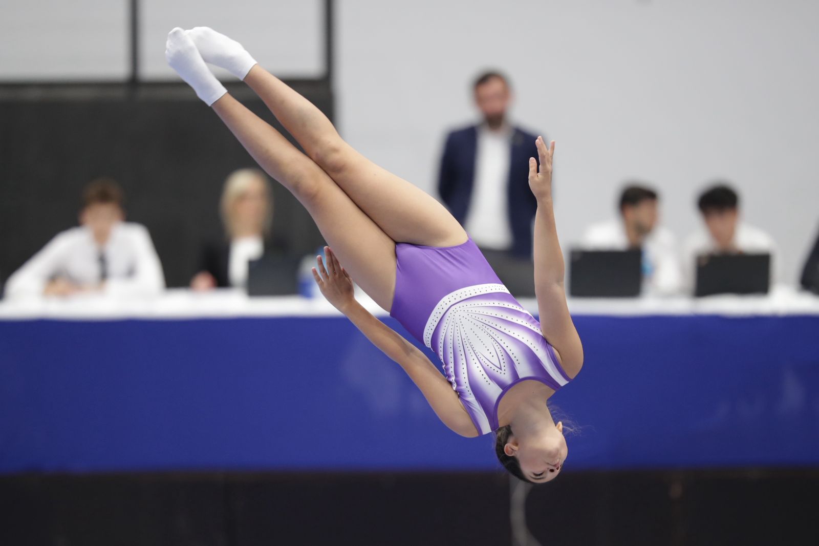 Şəkidə batut gimnastikası üzrə ölkə birinciliyi keçirilib (FOTO)
