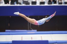 Şəkidə batut gimnastikası üzrə ölkə birinciliyi keçirilib (FOTO)