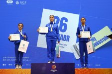 Şəkidə batut gimnastikası üzrə ölkə birinciliyi keçirilib (FOTO)