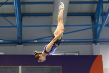 Şəkidə batut gimnastikası üzrə ölkə birinciliyi keçirilib (FOTO)