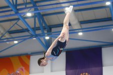 Şəkidə batut gimnastikası üzrə ölkə birinciliyi keçirilib (FOTO)