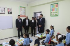 Heydər Əliyev Fondu tərəfindən Saatlının ucqar kəndində yeni məktəb binası inşa olunub (FOTO)
