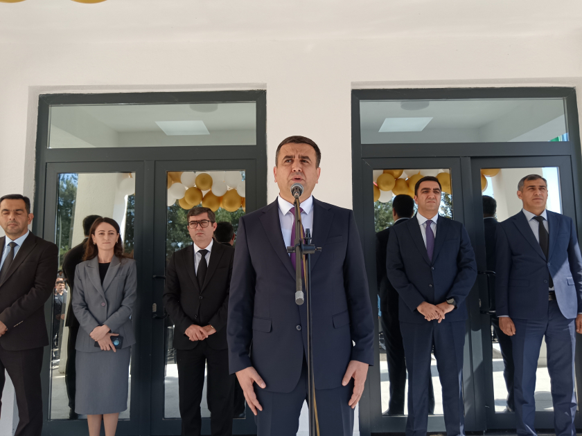 Heydər Əliyev Fondu tərəfindən Saatlının ucqar kəndində yeni məktəb binası inşa olunub (FOTO)