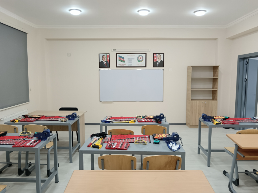 Heydər Əliyev Fondu tərəfindən Saatlının ucqar kəndində yeni məktəb binası inşa olunub (FOTO)