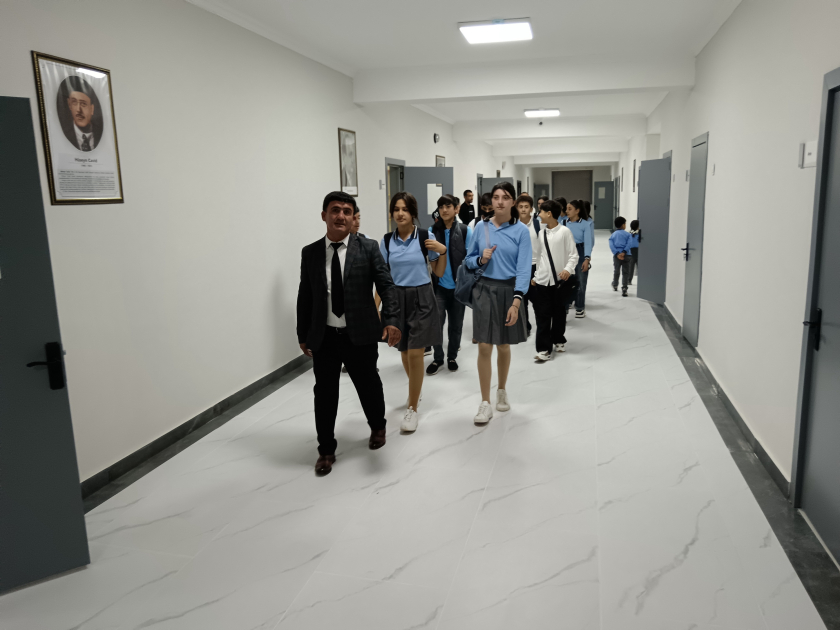 Heydər Əliyev Fondu tərəfindən Saatlının ucqar kəndində yeni məktəb binası inşa olunub (FOTO)