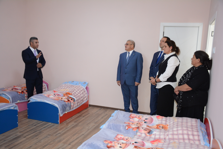 Tərtərdə Heydər Əliyev Fondunun təşəbbüsü ilə təmir olunan uşaq bağçası istifadəyə verilib (FOTO)