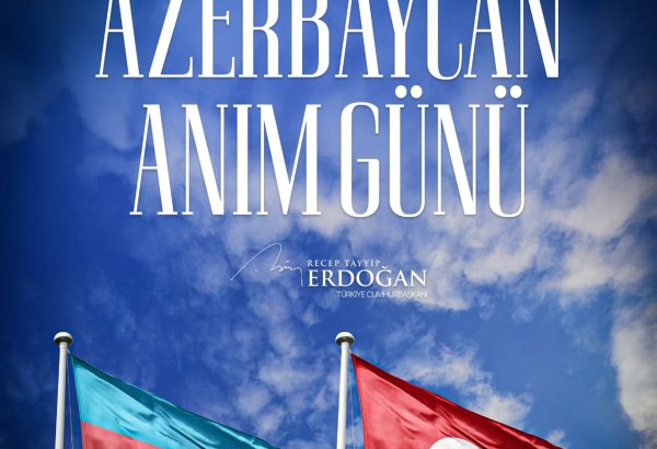 Rəcəb Tayyib Ərdoğan 27 sentyabr - Anım Günü ilə bağlı paylaşım edib
