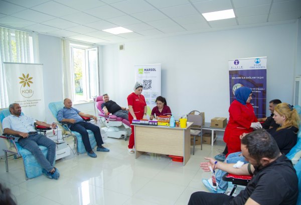 Qanvermə aksiyası keçirilib (FOTO)
