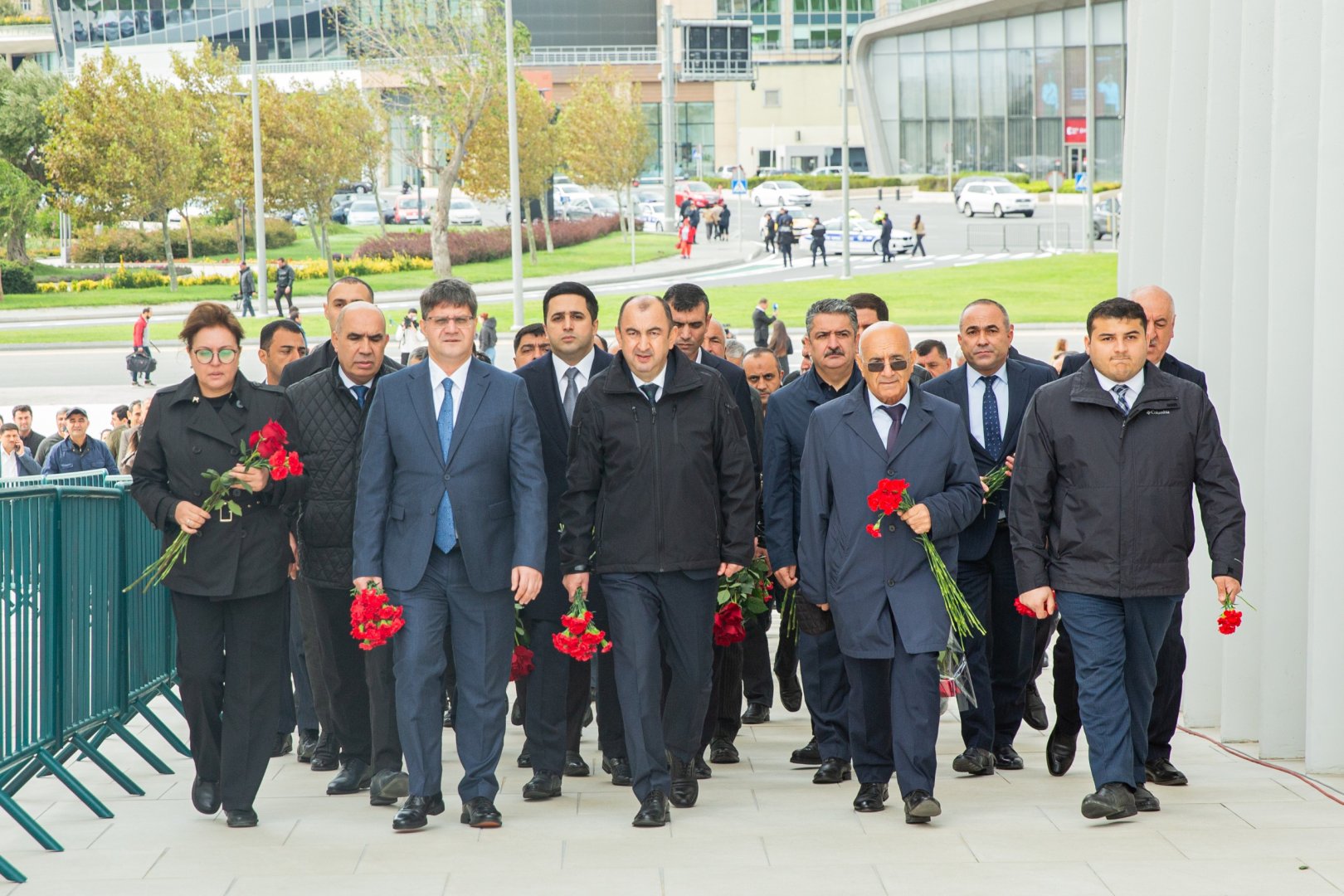 ETSN kollektivi şəhidlərin əziz xatirəsini yad edib (FOTO)