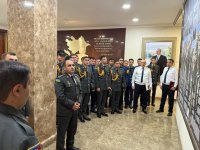 Hərbi prokuror Heydər Əliyev adına Hərbi İnstitutun kursantları ilə görüşüb (FOTO)