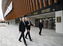 Prezident İlham Əliyev Gəncə şəhər stadionunun açılışında iştirak edib (FOTO)