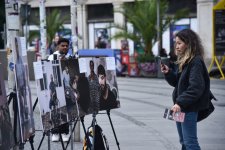 Münhenin mərkəzi meydanında Azərbaycanın mina qurbanlarına dair fotosərgi açılıb (FOTO)