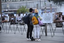 Münhenin mərkəzi meydanında Azərbaycanın mina qurbanlarına dair fotosərgi açılıb (FOTO)