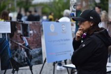 Münhenin mərkəzi meydanında Azərbaycanın mina qurbanlarına dair fotosərgi açılıb (FOTO)