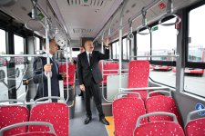 Prezident İlham Əliyev “BakuBus” MMC-nin Gəncə Avtoparkının açılışında iştirak edib (FOTO)
