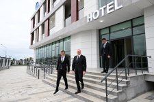 Prezident İlham Əliyev Yevlax Olimpiya İdman Kompleksinin açılışında iştirak edib (FOTO)