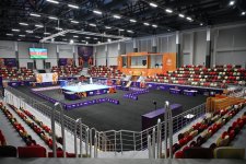 Prezident İlham Əliyev Yevlax Olimpiya İdman Kompleksinin açılışında iştirak edib (FOTO)