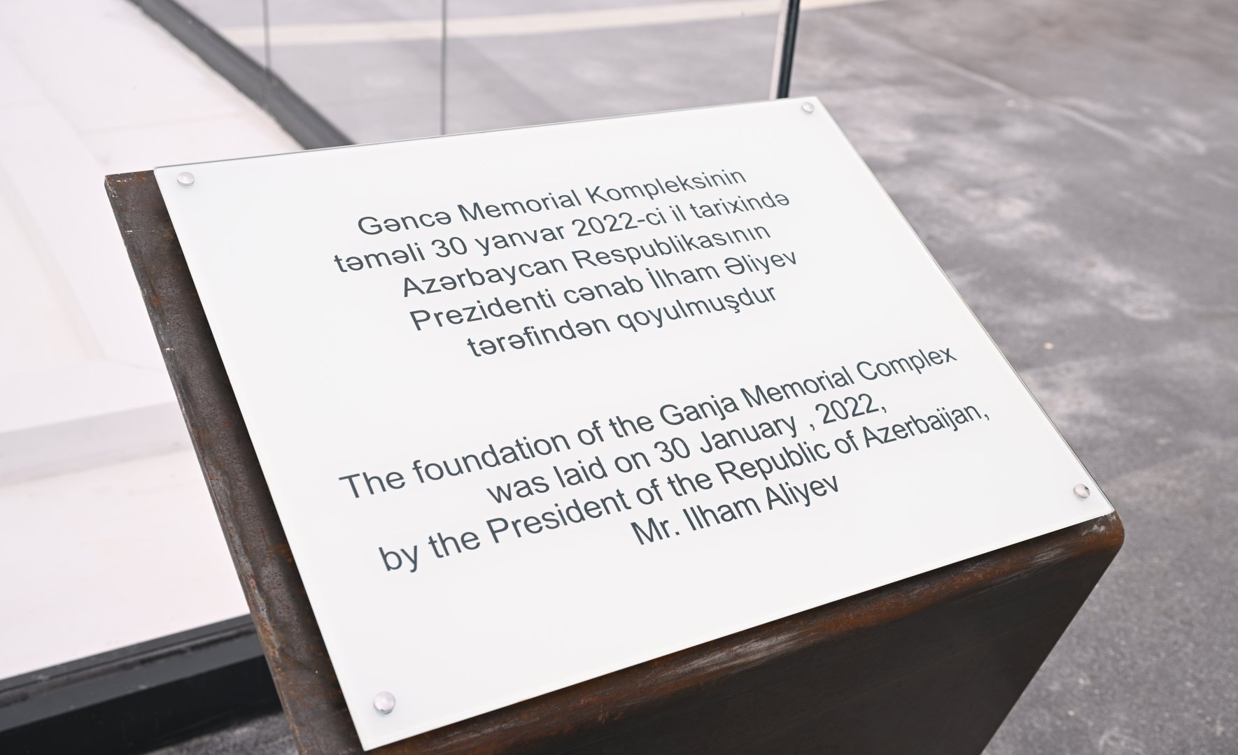 Prezident İlham Əliyev Gəncə Memorial Kompleksinin açılışında iştirak edib (FOTO)