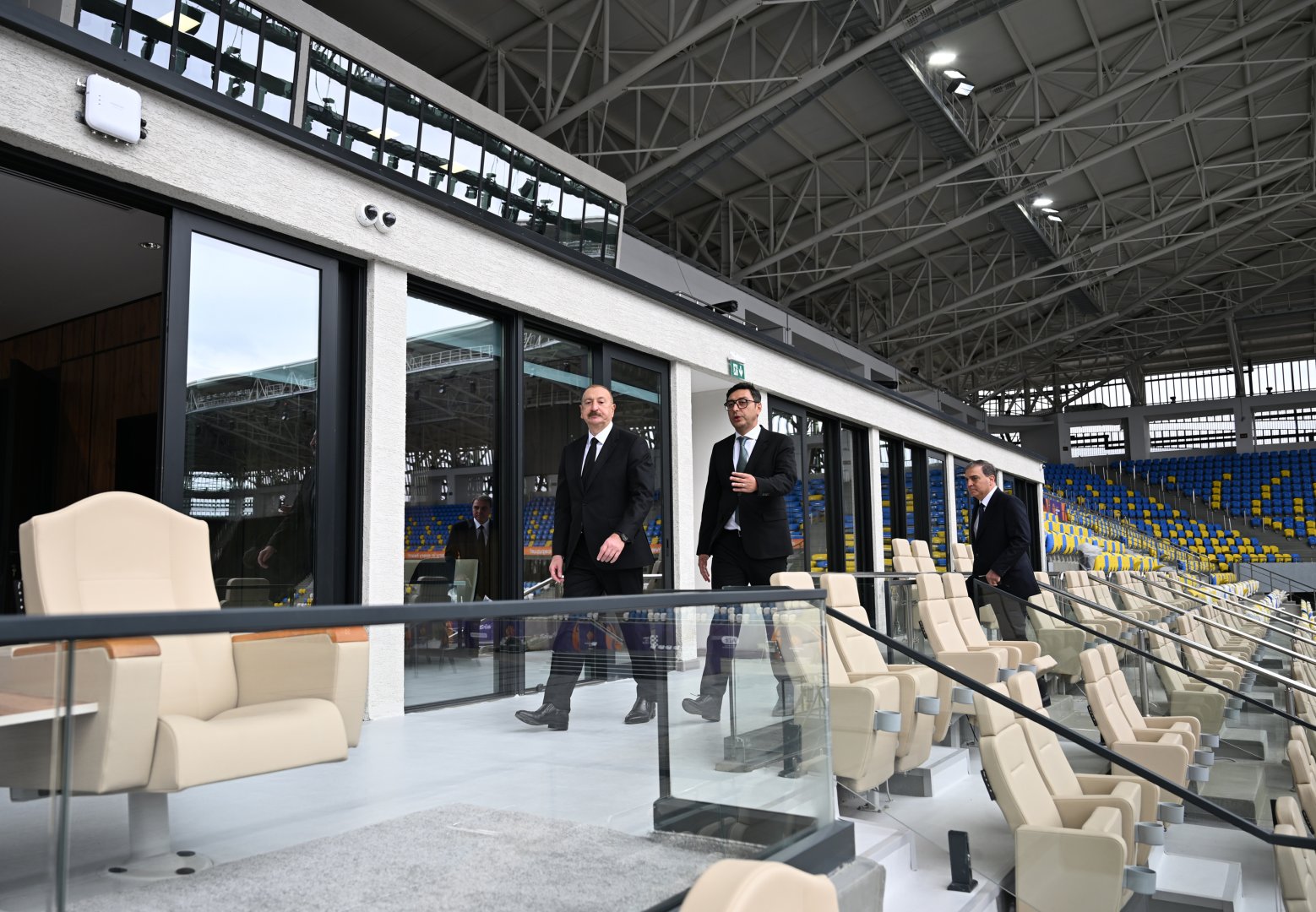 Prezident İlham Əliyev Gəncə şəhər stadionunun açılışında iştirak edib (FOTO)