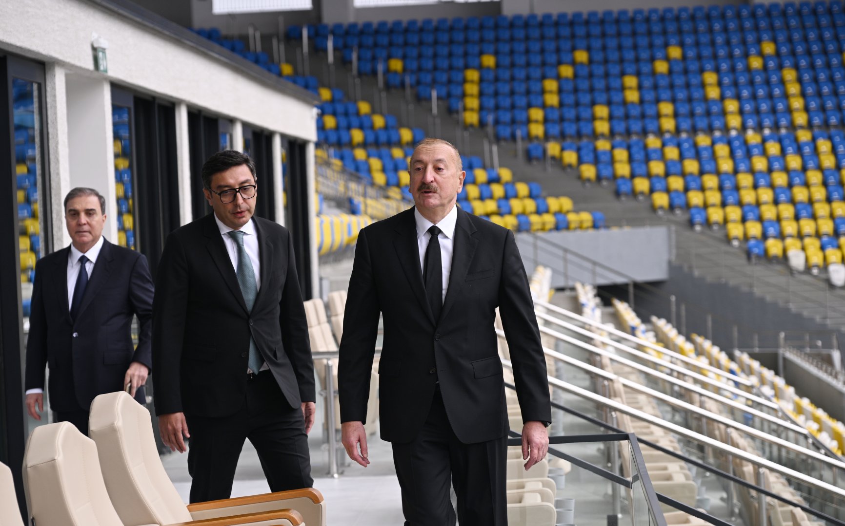 Prezident İlham Əliyev Gəncə şəhər stadionunun açılışında iştirak edib (FOTO)