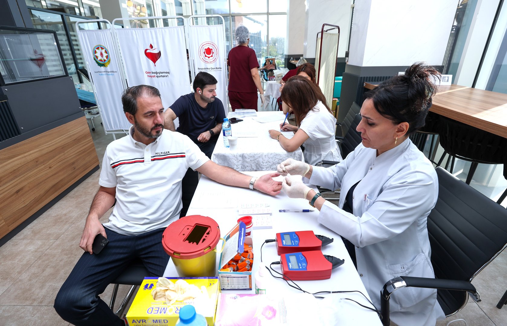 Qanvermə aksiyası keçirilib (FOTO)
