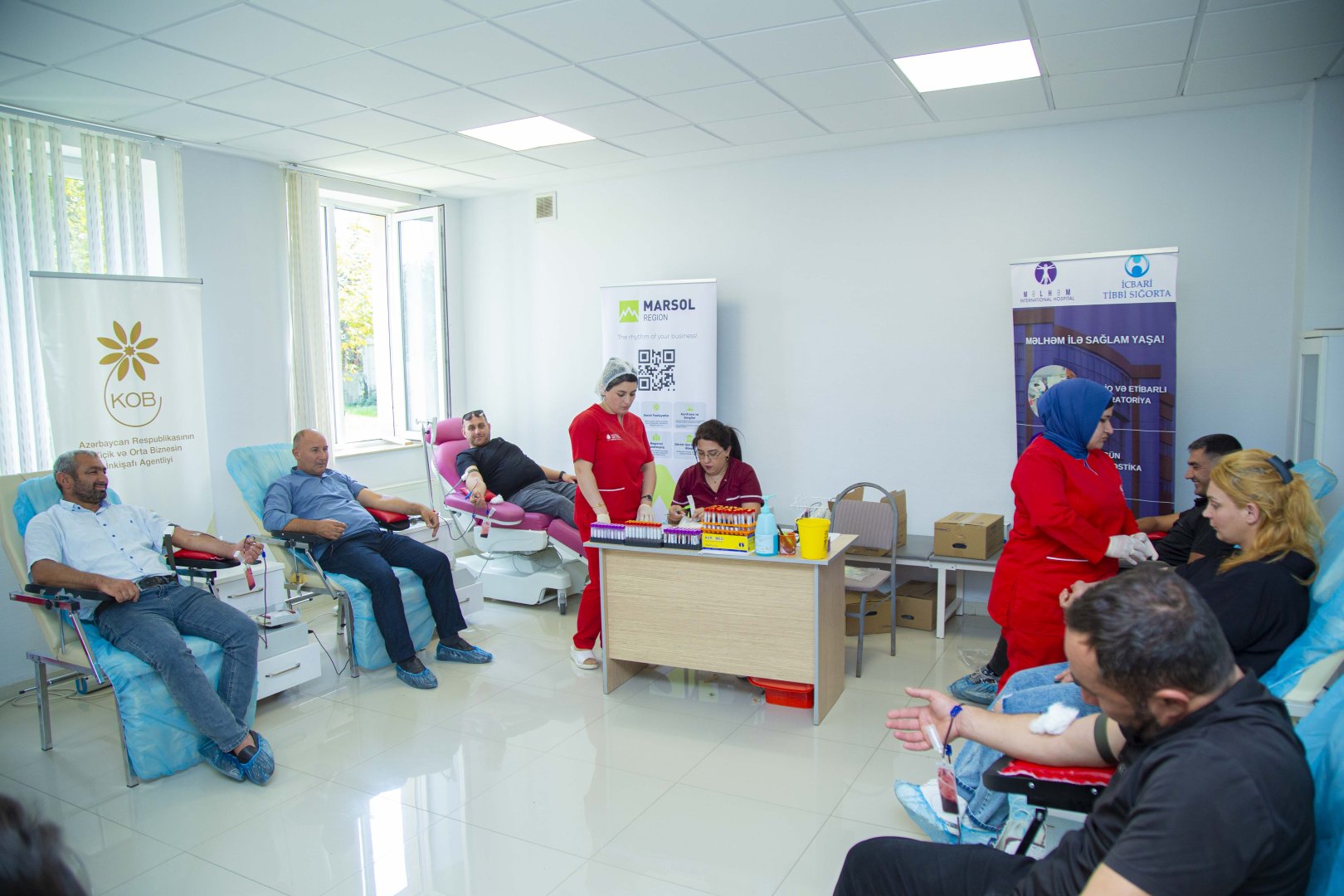 Qanvermə aksiyası keçirilib (FOTO)