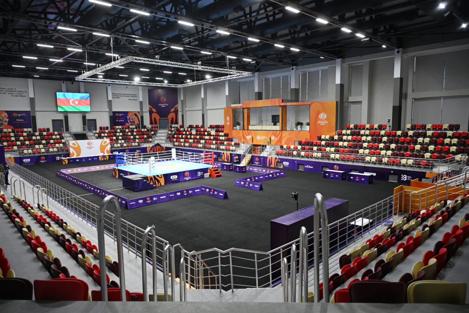Prezident İlham Əliyev Yevlax Olimpiya İdman Kompleksinin açılışında iştirak edib (FOTO)