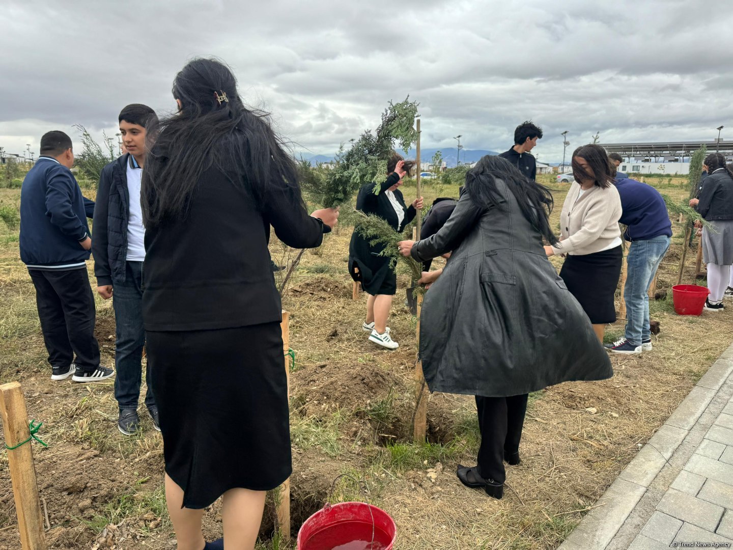 Anım günü Ağdam şəhərində də qeyd edilib (FOTO)