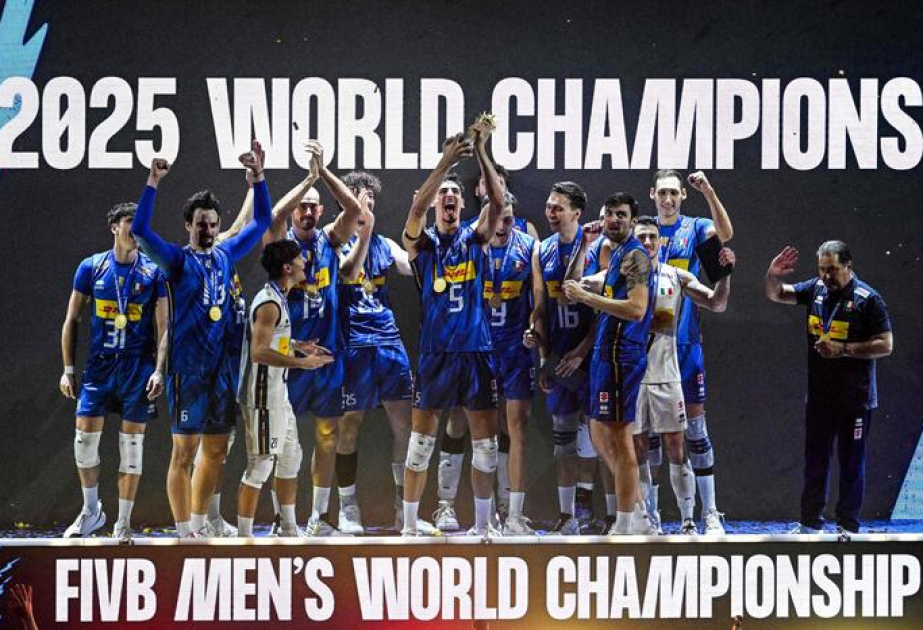 İtaliya kişi voleybol komandası dünya çempionu olub