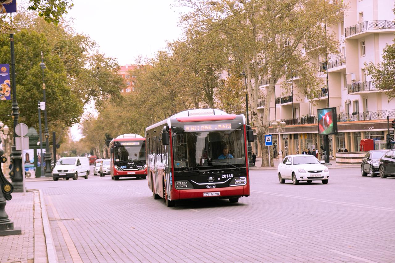 Gəncənin nəqliyyat sahəsində mühüm dəyişikliklər həyata keçirilir (FOTO)