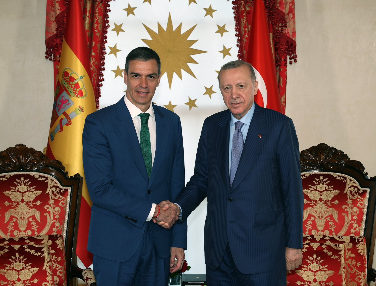 Türkiyə və İspaniya prezidentləri regional və qlobal məsələləri müzakirə ediblər