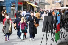 Azərbaycanın mina qurbanlarının “danışan fotolar”ı Nürnberqdən dünyaya ədalət çağırışı edib (FOTO)