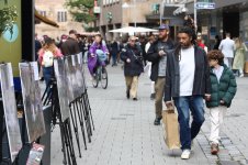 Azərbaycanın mina qurbanlarının “danışan fotolar”ı Nürnberqdən dünyaya ədalət çağırışı edib (FOTO)