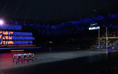 Prezident İlham Əliyev və Birinci xanım Mehriban Əliyeva Gəncədə III MDB Oyunlarının təntənəli açılış mərasimini izləyiblər (FOTO/VİDEO) (YENİLƏNİB-3)