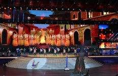 Prezident İlham Əliyev və Birinci xanım Mehriban Əliyeva Gəncədə III MDB Oyunlarının təntənəli açılış mərasimini izləyiblər (FOTO/VİDEO) (YENİLƏNİB-3)