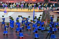 Prezident İlham Əliyev və Birinci xanım Mehriban Əliyeva Gəncədə III MDB Oyunlarının təntənəli açılış mərasimini izləyiblər (FOTO/VİDEO) (YENİLƏNİB-3)