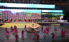 Prezident İlham Əliyev və Birinci xanım Mehriban Əliyeva Gəncədə III MDB Oyunlarının təntənəli açılış mərasimini izləyiblər (FOTO/VİDEO) (YENİLƏNİB-3)