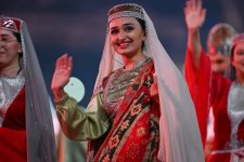 Prezident İlham Əliyev və Birinci xanım Mehriban Əliyeva Gəncədə III MDB Oyunlarının təntənəli açılış mərasimini izləyiblər (FOTO/VİDEO) (YENİLƏNİB-3)