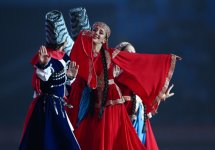 Prezident İlham Əliyev və Birinci xanım Mehriban Əliyeva Gəncədə III MDB Oyunlarının təntənəli açılış mərasimini izləyiblər (FOTO/VİDEO) (YENİLƏNİB-3)